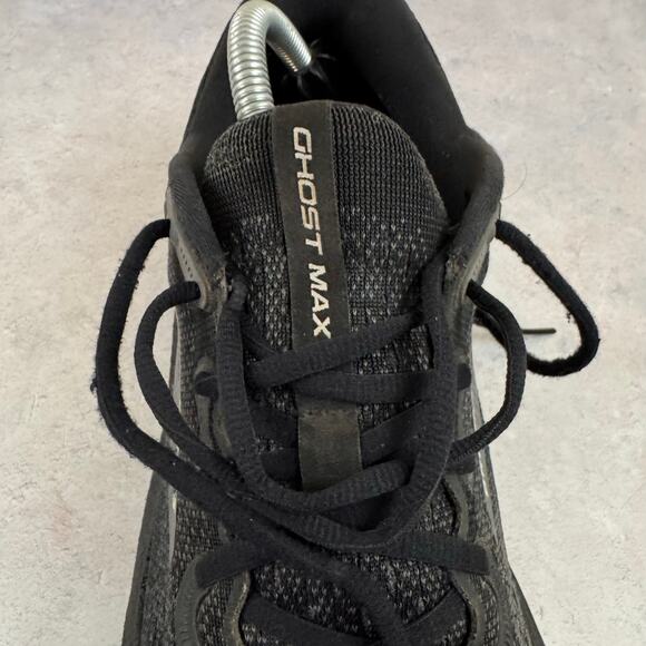 Brooks Ghost Max Mens 11.5 Shoes Running 1104061D020 Black Sneaker Gym Athletic - Picture 11 of 15
